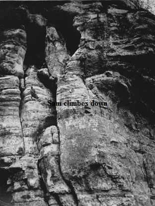 site-sam climbs down-emyn muil site-sam climbs down-emyn muil